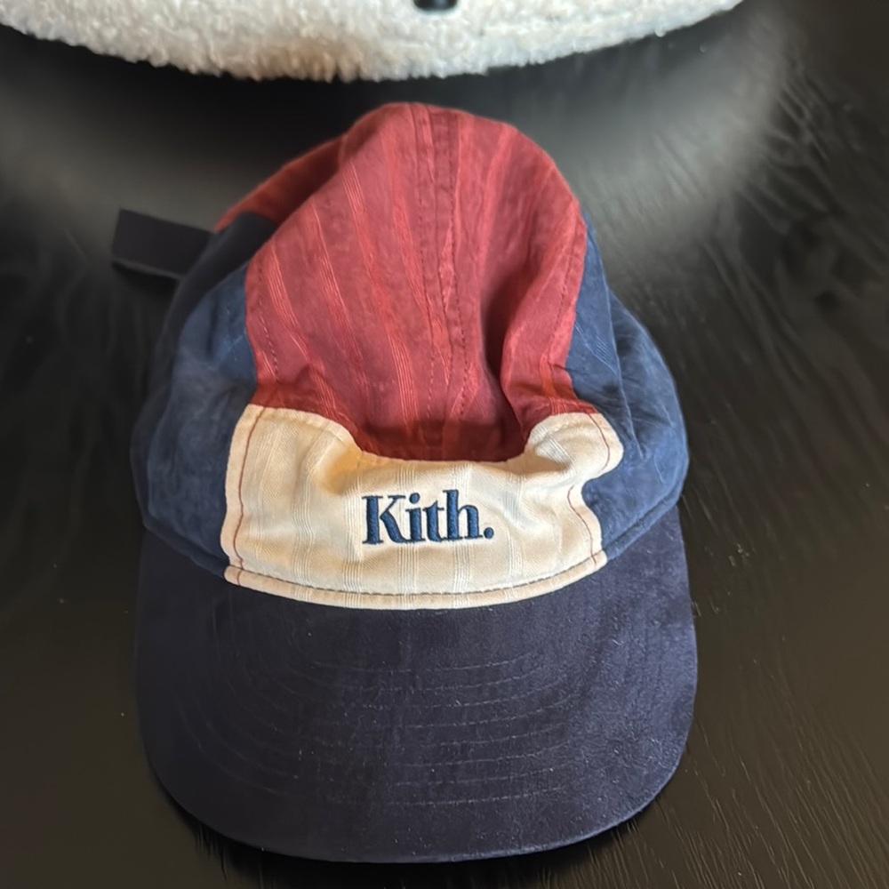 Kith Red and Blue Color-Blocked Hat